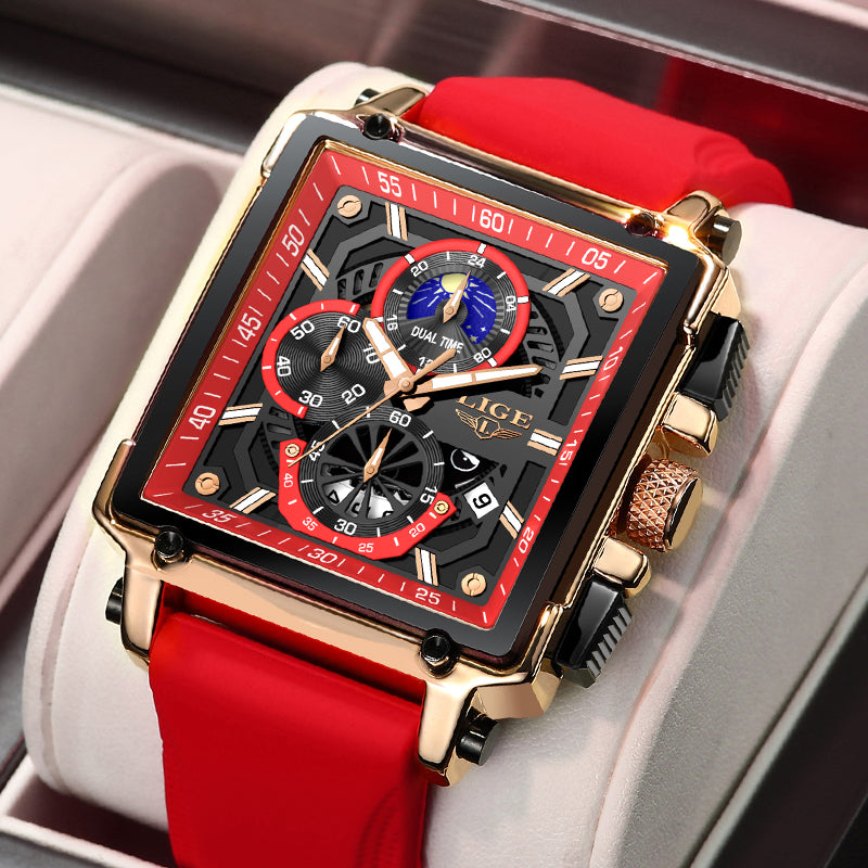 🔥RELOJ DE LUJO LIGE RED VELOCITY CHRONO