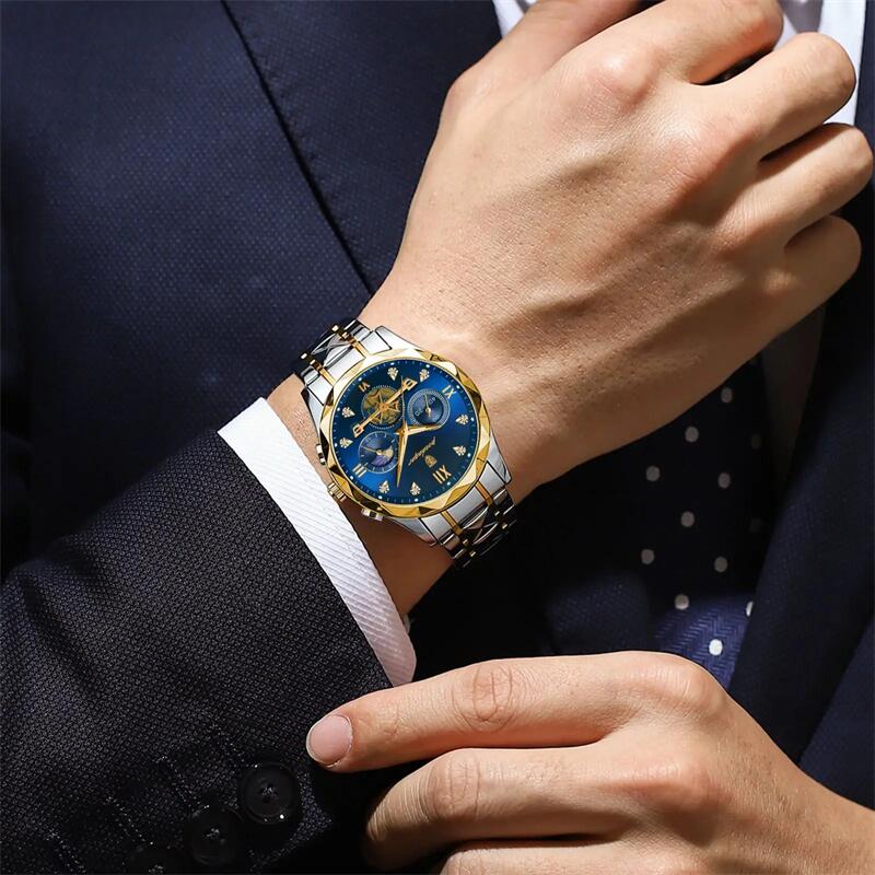 🔱RELOJ GOLDEN MARINE DE LUJO⏱️