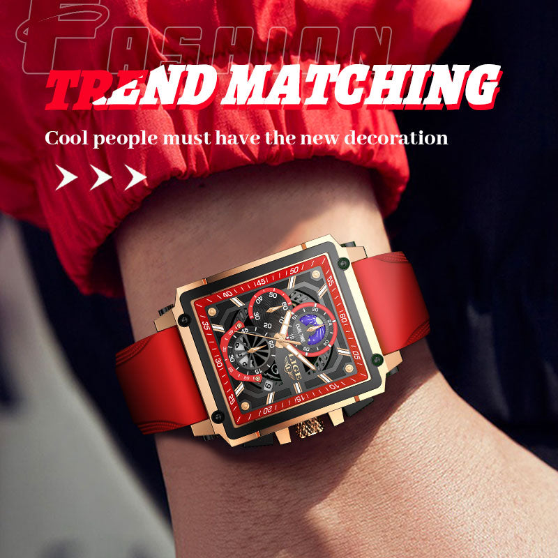 🔥RELOJ DE LUJO LIGE RED VELOCITY CHRONO