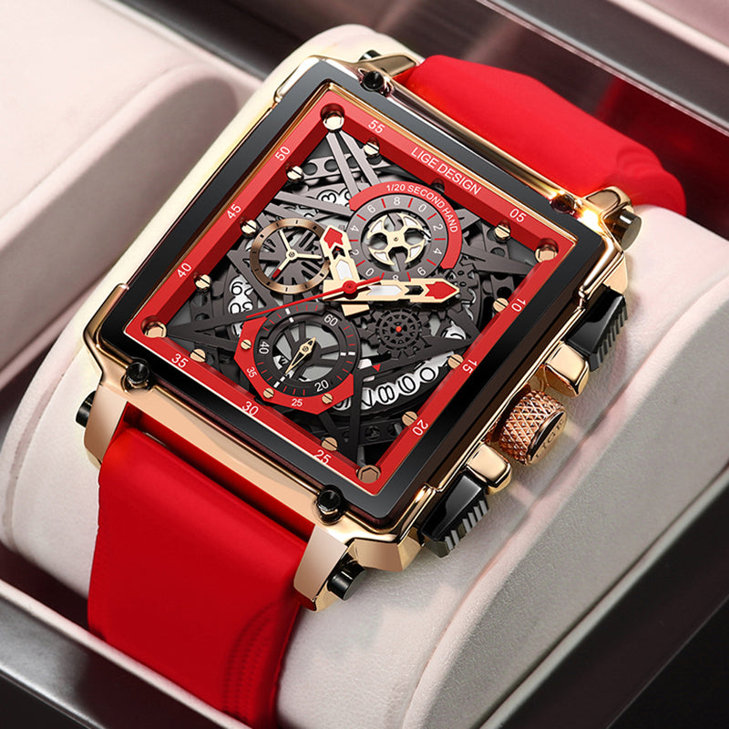 🔥RELOJ DE LUJO LIGE RED VELOCITY CHRONO
