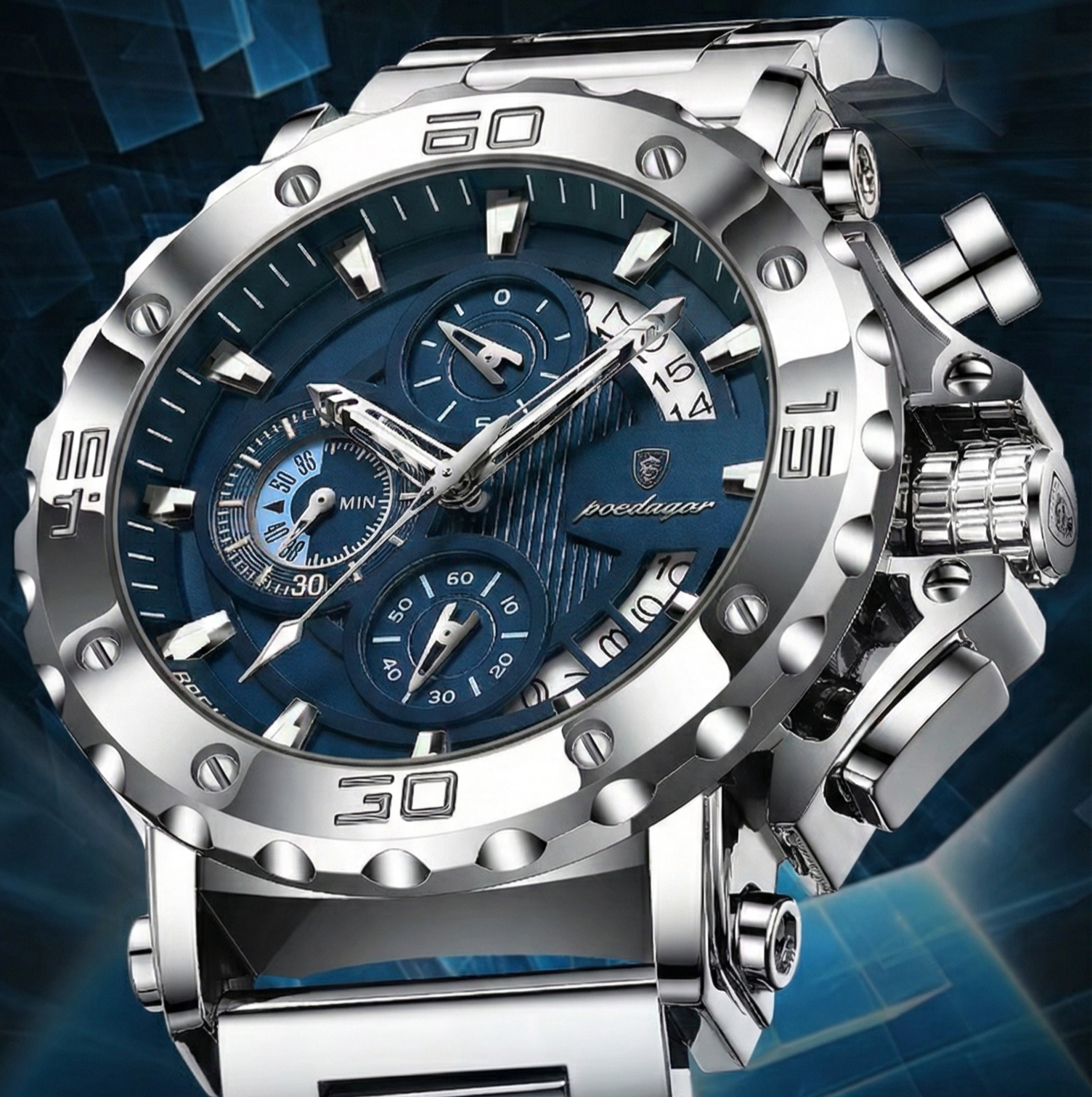 ⏱️ RELOJ DE LUJO TITAN BLUEFORCE - PODER Y ESTILO CON CARACTER
