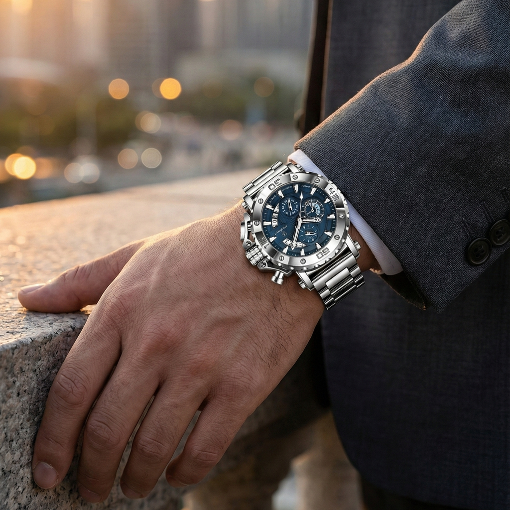 ⏱️ RELOJ DE LUJO TITAN BLUEFORCE - PODER Y ESTILO CON CARACTER